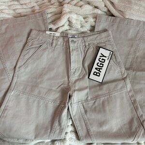 Light Gray Baggy Pants